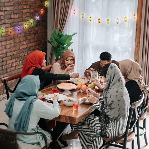 Ramadan Eid lyslenke LED lyslenker Hjemmeinnredning 3 meter 20 lys