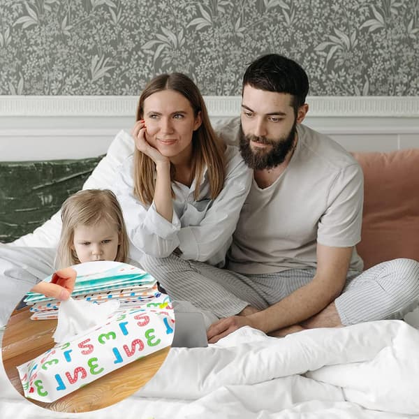 Resväska för våtservetter för baby (2 mönster) 2 stycken