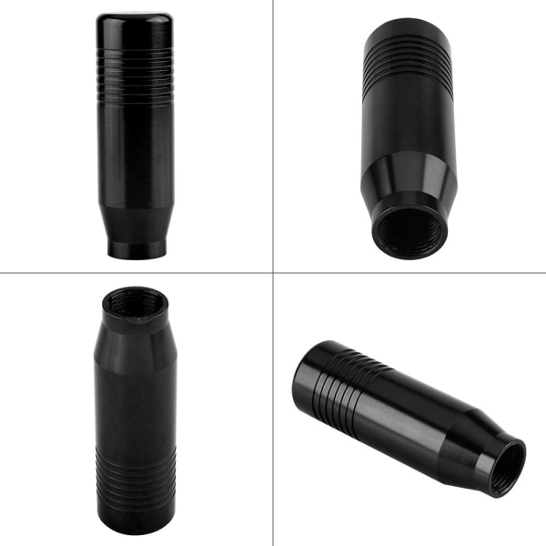 Aluminiumlegering skruv universell bil manuell växellåda med 3 adaptrar (svart) black