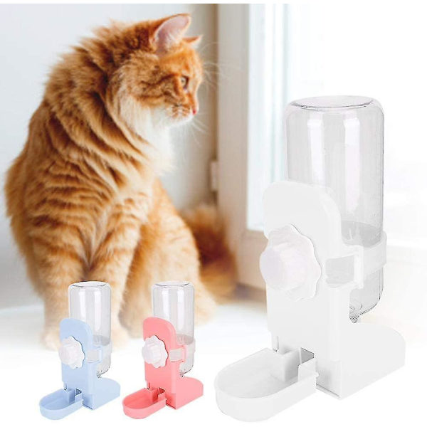 Automatisk hund- och kattvattendispenser i plast White
