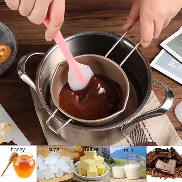 smältning av choklad smör vattenbad kökshjälp smältskål smältdegel för smör (600 ml)