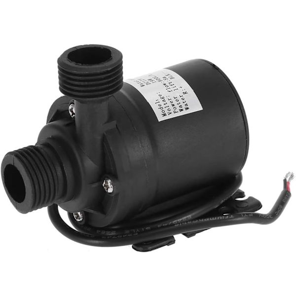 DC 12V 800L/H 5 m nedsänkbar pump, borstlös, för vattencirkulationssystem Solcirkulationssystem för dammar, akvarier, fontäner