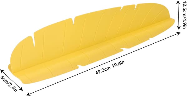 Kjøkkenvaskens klaring støtfanger, Elastisk vaskevann blinker gjenbrukbart for oppvask (gul) yellow