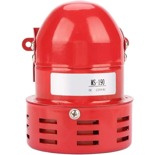 220V 120DB Buzzerlarm MS-190 Industriell elektronisk vindskruvmotor Hög decibel Mini brandsiren