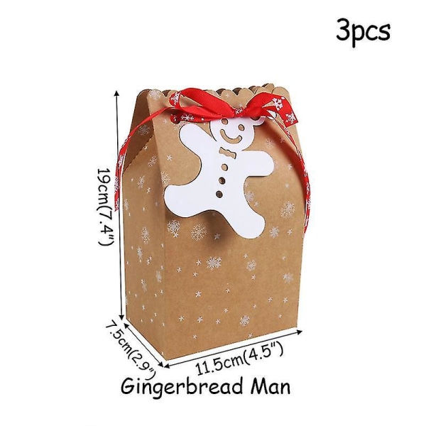 Paket med 9 julklappspapper för fyllning, julklappspåsar av papper, julklappspapper