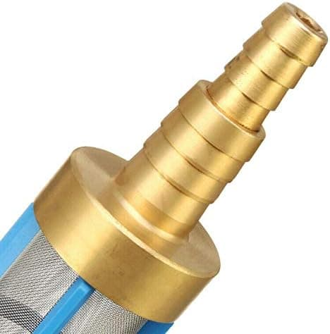 Slangefilter Messing Vandpumpe Si med 3/4\" 1/2\" Slangestuds Passer til Højtryksrenser (Pakke med 1)