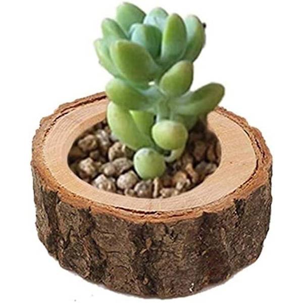 Trä Ljusstake Lampa DIY Stake Ljusstake Heminredning - (Kort) 12 Stycken