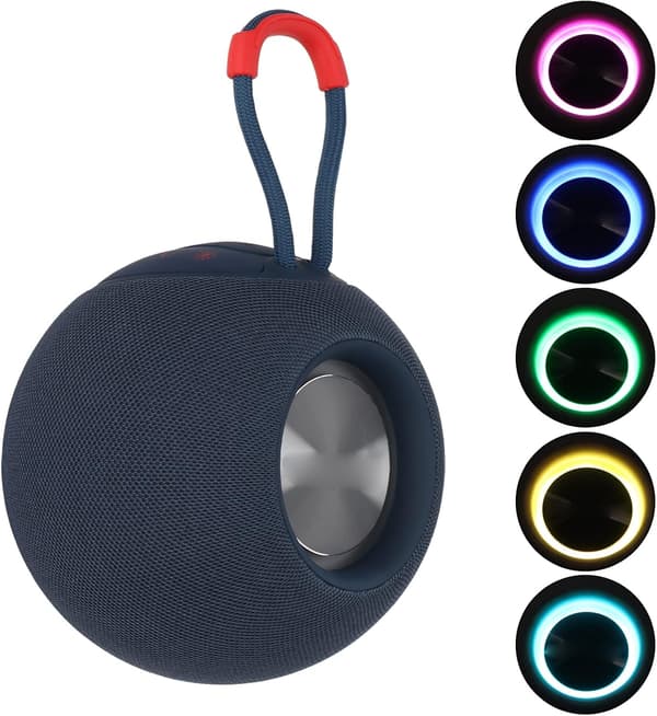 Bærbar højttaler, Bluetooth-højttaler kompatibel med telefon/computer (blå) blue