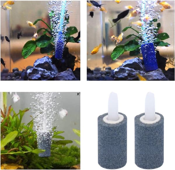 Akvarie Luftpump Fisk Tank Cylinder Bubbel Diffusor (2.5cm) 10st