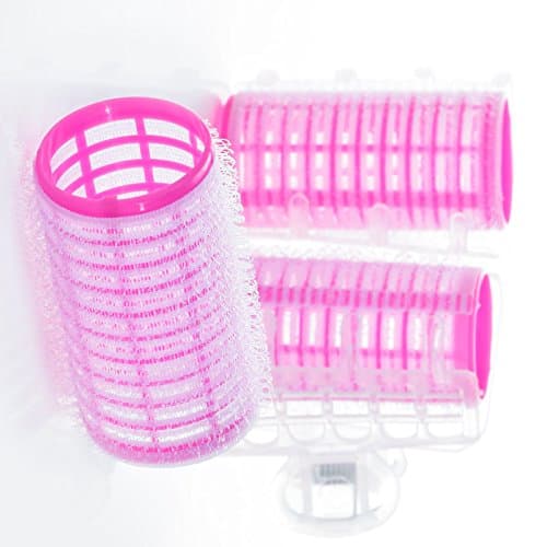 3-pak stylingværktøjer pandehårskrøller med clips (pink, stor)