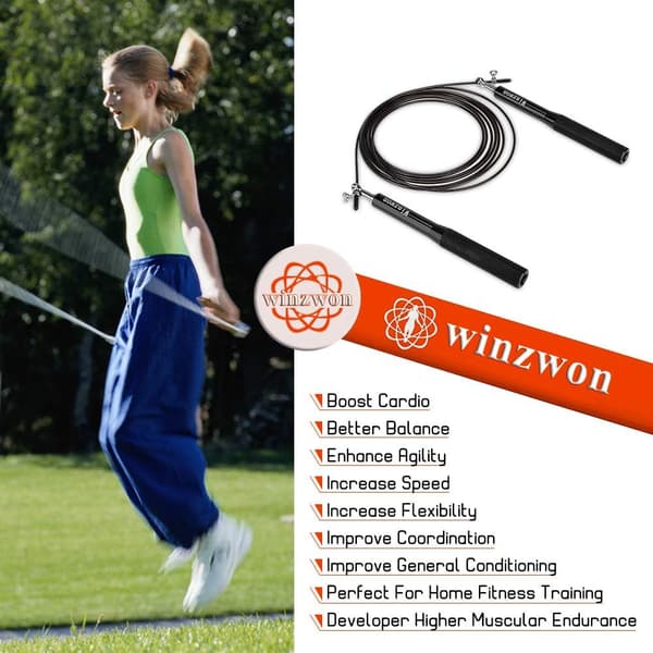 Hoppetau for voksne og barn, egnet for trening, vekttap