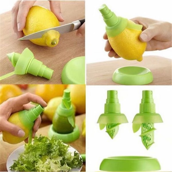 Kreativ citronpress, spray, köksredskap