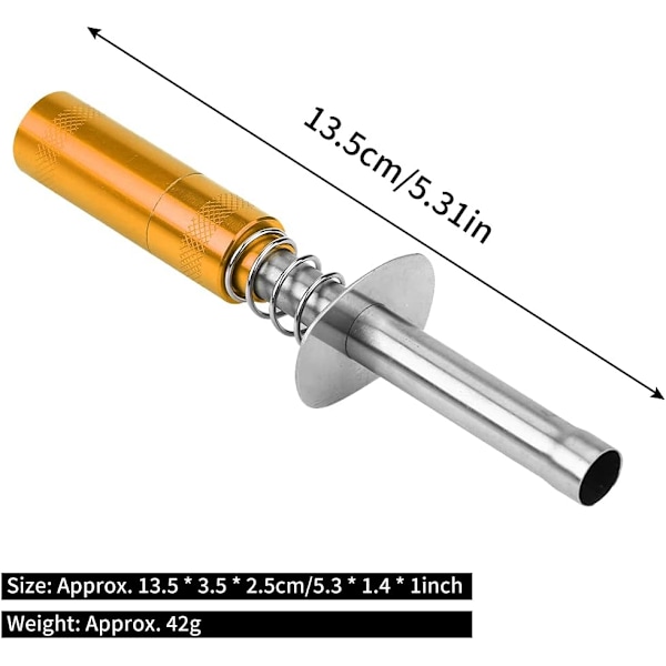 RC Igniter 80103 Motor Glödstift Aluminium Tändning för HSP 1/10 Nitro Bil（gul） Yellow