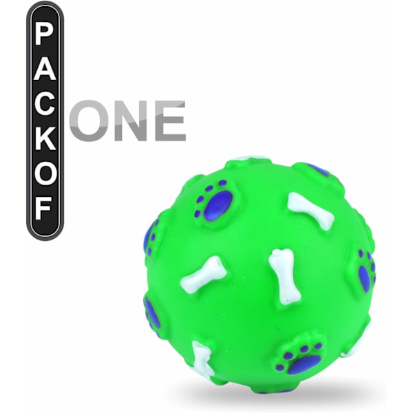 BROTHERS Hundboll Squeaky Balls Tand Rengöring Husdjursträning Fånga Hämta Spela Spel(4st)