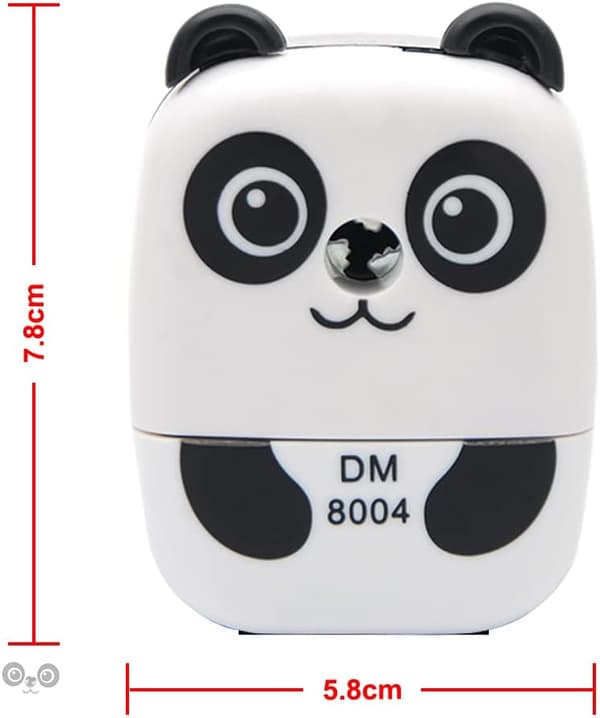 Håndblyantspidser til børn - Panda