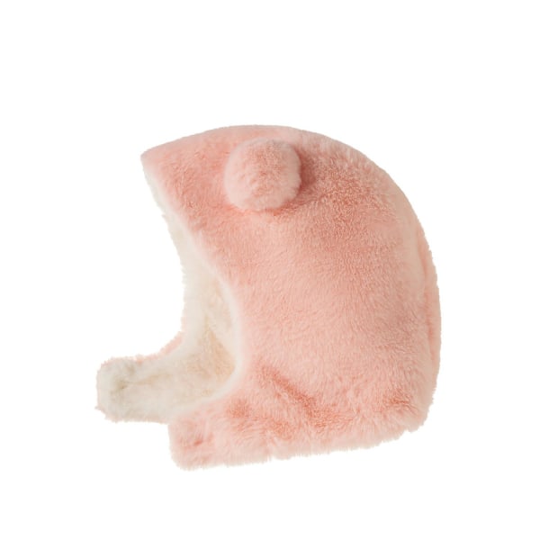 Vinter enfärgad plysch cap för barn (rosa) 1 st pink