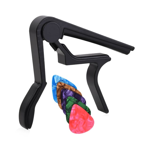Guitar Capo, Legering Guitar Capo, Sort