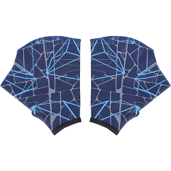 Nylon simhandskar Vattensimning Simhudar Handskar Vattenträning Handhudar Medium blue m