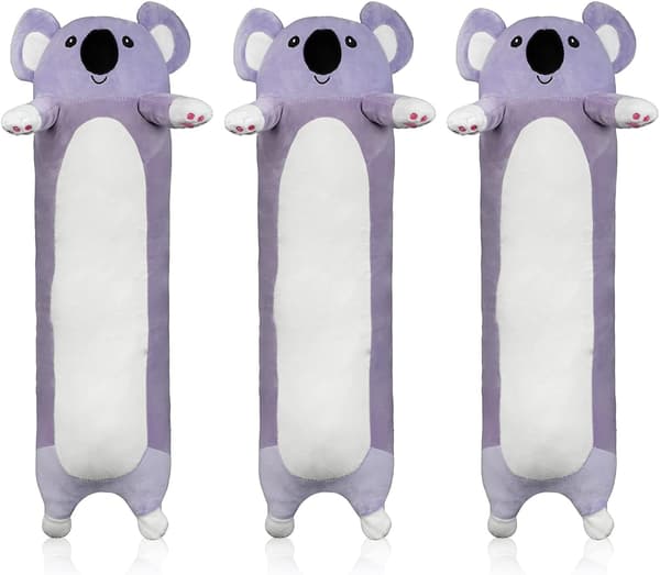 Julgåva lång kudde fjäder bomullsdocka (koala) 1 st