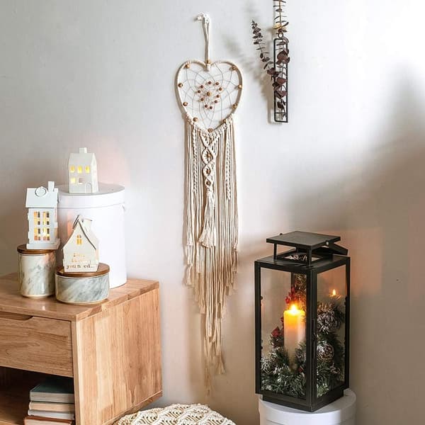 Hängande boho väggdekor, drömvävd väggdekormatta av Dream Macrame