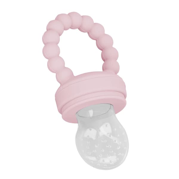 Ruokasyöttötutti, hedelmätutti, irrotettava monitoimisyöttölaite hedelmille (vaaleanpunainen) Pink