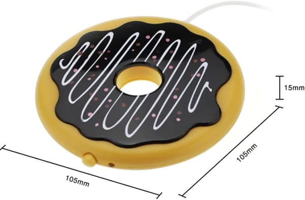 USB-drevet koppvarmer for kaffe, te og drikke. Konstant temperatur