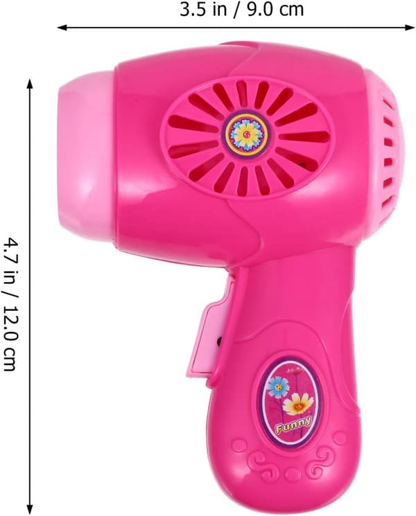 Mini lekehus lite husholdningsapparat hårføner (rosa) 1 stk