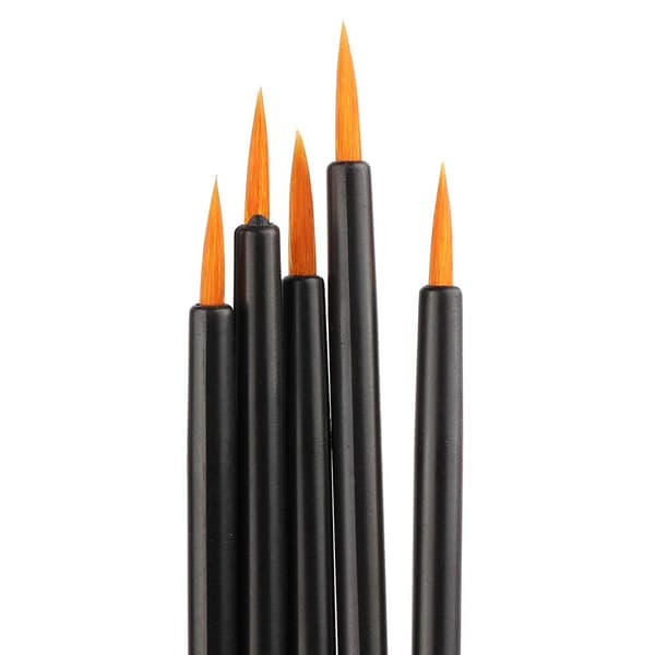 Engangs eyelinerbørste, eyelinerapplikator, bærbar eyeliner (sort) 150 stk.