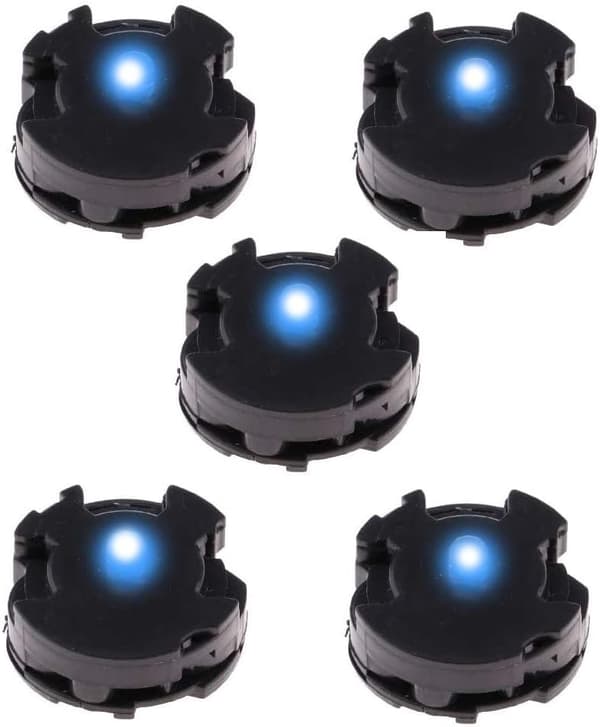 Figurmodel Legetøj LED Lys Legetøj Transformations Tilbehør (blå) 5 Stykker blue