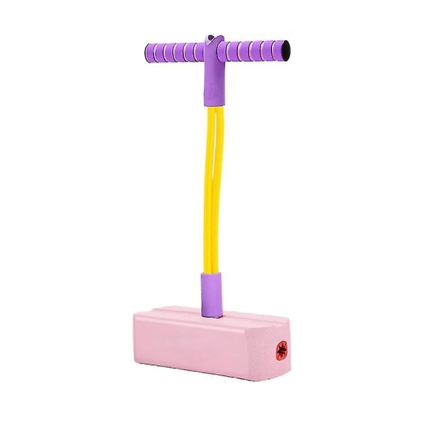 Pogo Stick Skum Pogo Jumper för Barn, Leksaker för 3-12 Åriga Pojkar Flickor Utomhusleksaker, Rosa Pink