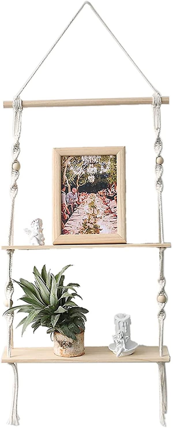 Boho Handvävd Gobeläng Väggdekor Hylla