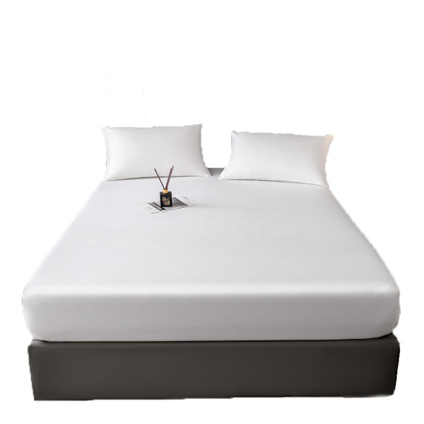 Andningsbar dammtät madrasskydd - Vattentät lakan - 30 cm djup ficka White 200*220cm