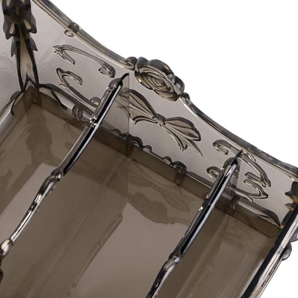 3-rums skrivebords makeup-organizer kosmetikopbevaringsstativ sommerfugleholder (sort) black
