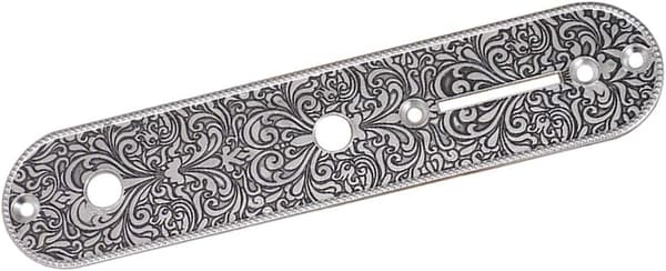 Elektrisk gitar kontrollkrets jernplate gir kretsmontering metallplate - sølv