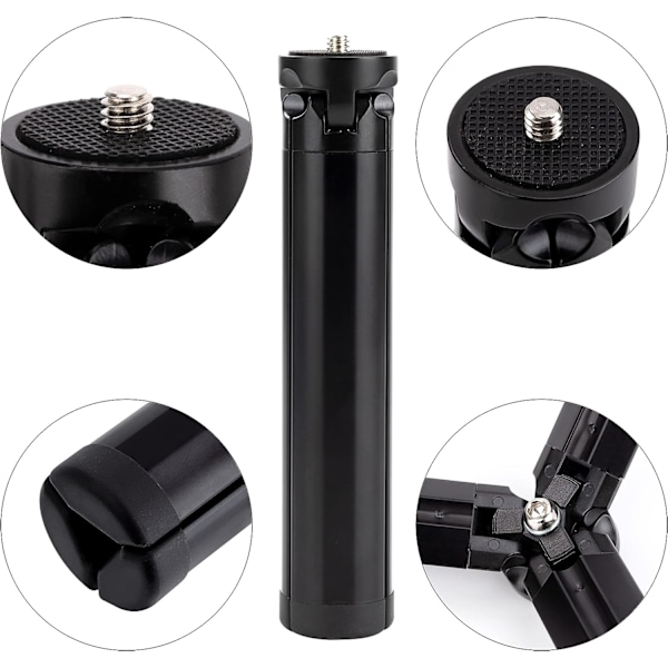 Digitalkamera Mini Aluminiumlegering Stativ Stabilisator (Svart)