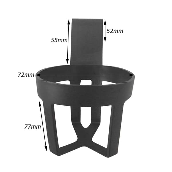 2 stk. bilflaskeholder, interiørtilbehør, drikkeboks, køretøjsholder, drikkeholder