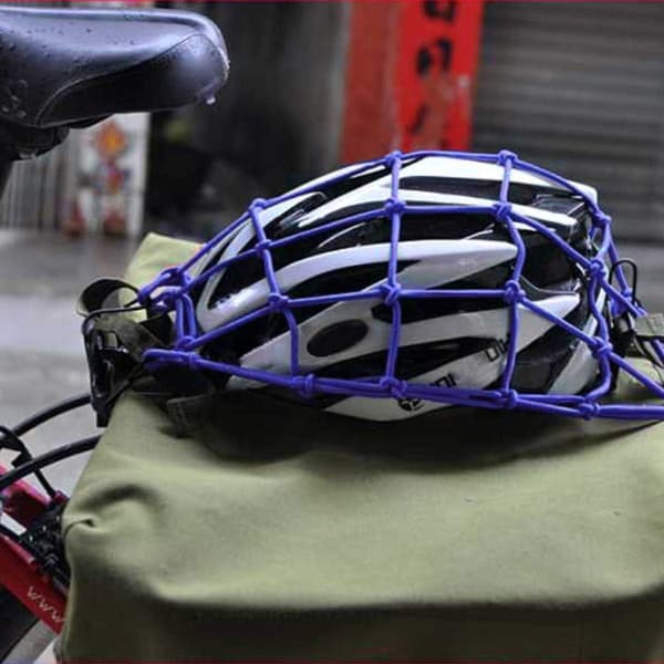 Cykel Bagstel Netdækken Gummibånd Elastisk Bagagenet Motorcykel Netpose Hjelmnet