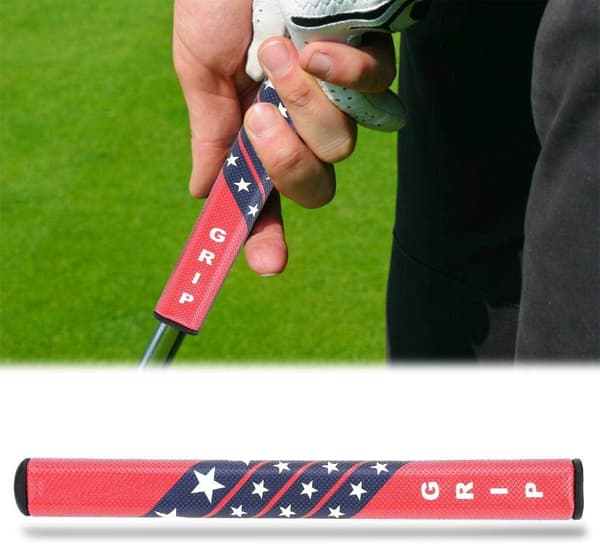 Golfgreb skridsikkert golfkølle puttergreb til golfpolstring, super stabilt, behageligt greb (rød) Red