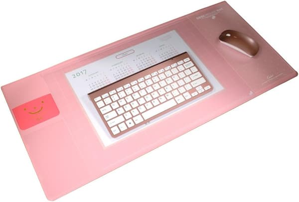 Skrivebordsunderlag Multifunktionelt Skrivebordsunderlag Musemåtte (pink) pink