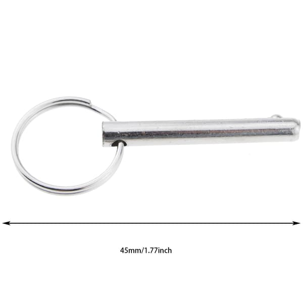 4 stk. Bimini Top Pin Quick Release Pins 45 mm Fuld 316 rustfrit stål, Marine Hardware