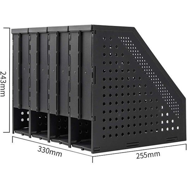 Böcker Fällbara Dokument Expandable Justerbar Hållare Bokstöd Bokhållare Bokhylla Skrivbord（mörkgrå） dark gray
