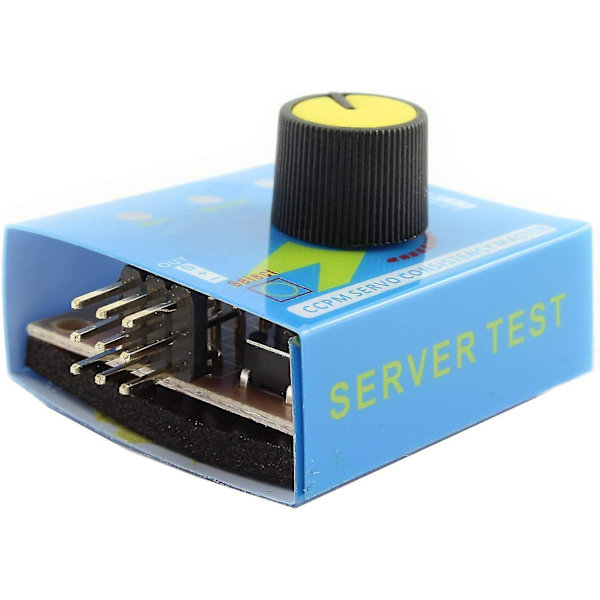 1-pack RC Servo Tester 3CH ECS Konsekvens Hastighetsregulator Strömkanaler
