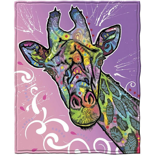 Mjuk plysch ullfilt Flanellfilt Luftkonditioneringsfilt 150*130 (Giraff) color 5