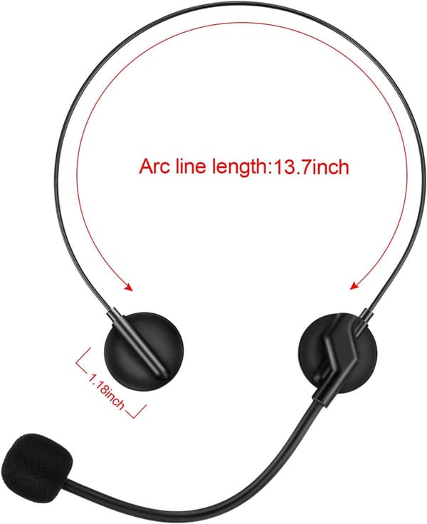 Mikrofon Headset Plastik Mikrofon Rekvisitter Maskerade Rekvisitter - 3 Stykker
