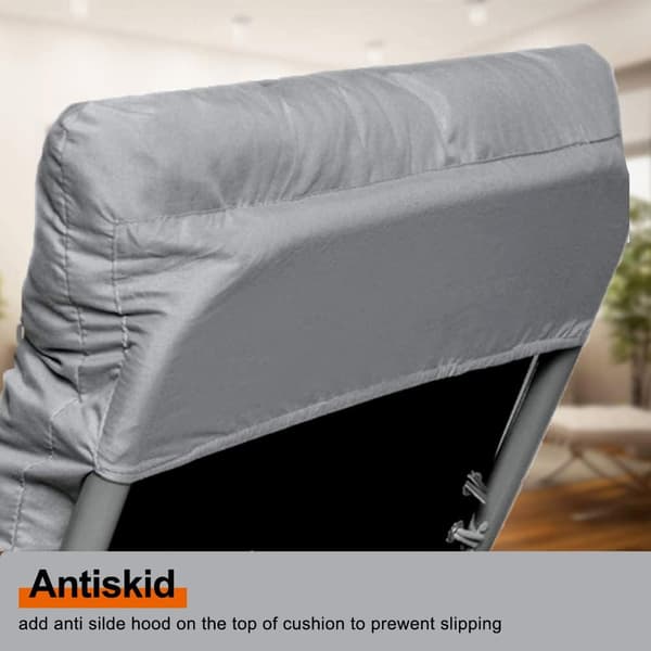 Solsengputer Benkestol Solsengputer for Hagestol Anti-skli Pute, Grå Grey