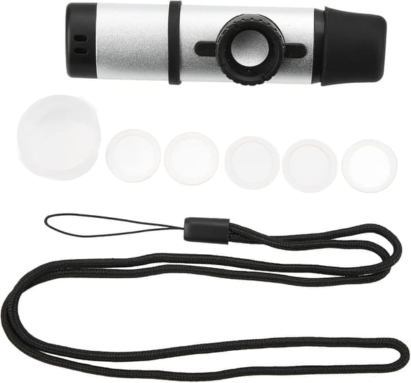 Metall Kazoo Aluminium Musikinstrument Kazoo för Gitarr Justerbar Ton Kazoo, Silver Silver