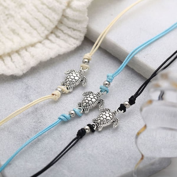 Ankelarmband Lödd Ankel Pied Mode Bijoux Kanal För Kvinnor Och Flickor (3 st)