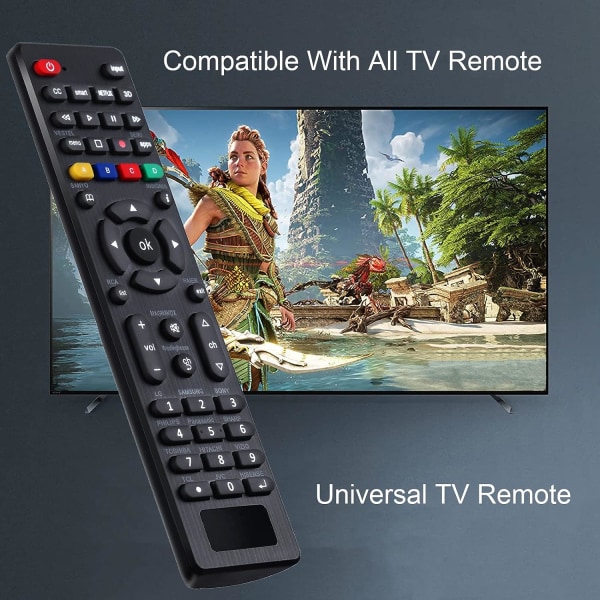 Universal TV-fjärrkontroll för Samsung, Philips, Sharp, Sony, Panasonic, Sanyo, Insignia, Toshiba och andra märken av LCD LED 3D HD Smart TV-fjärrkontroller