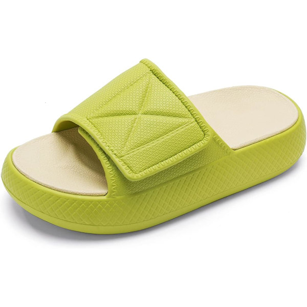Badsandal Damtofflor Molnskor Herrsommar Mysiga Slides Cloudyzz Tofflor Halkfria（grön） Green