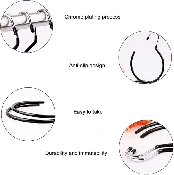 Garderobe Organizer Kroker Skap Skjerf Ring Kroker 5 Stykker (Hvit) White